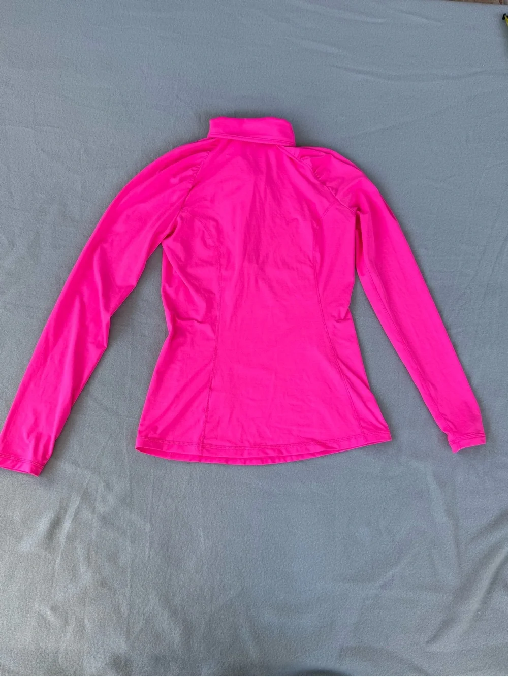 Lilly Pulitzer UPF 50+ Luxletic Justine XS Pink Grenadine Half Zip Pullover NWT